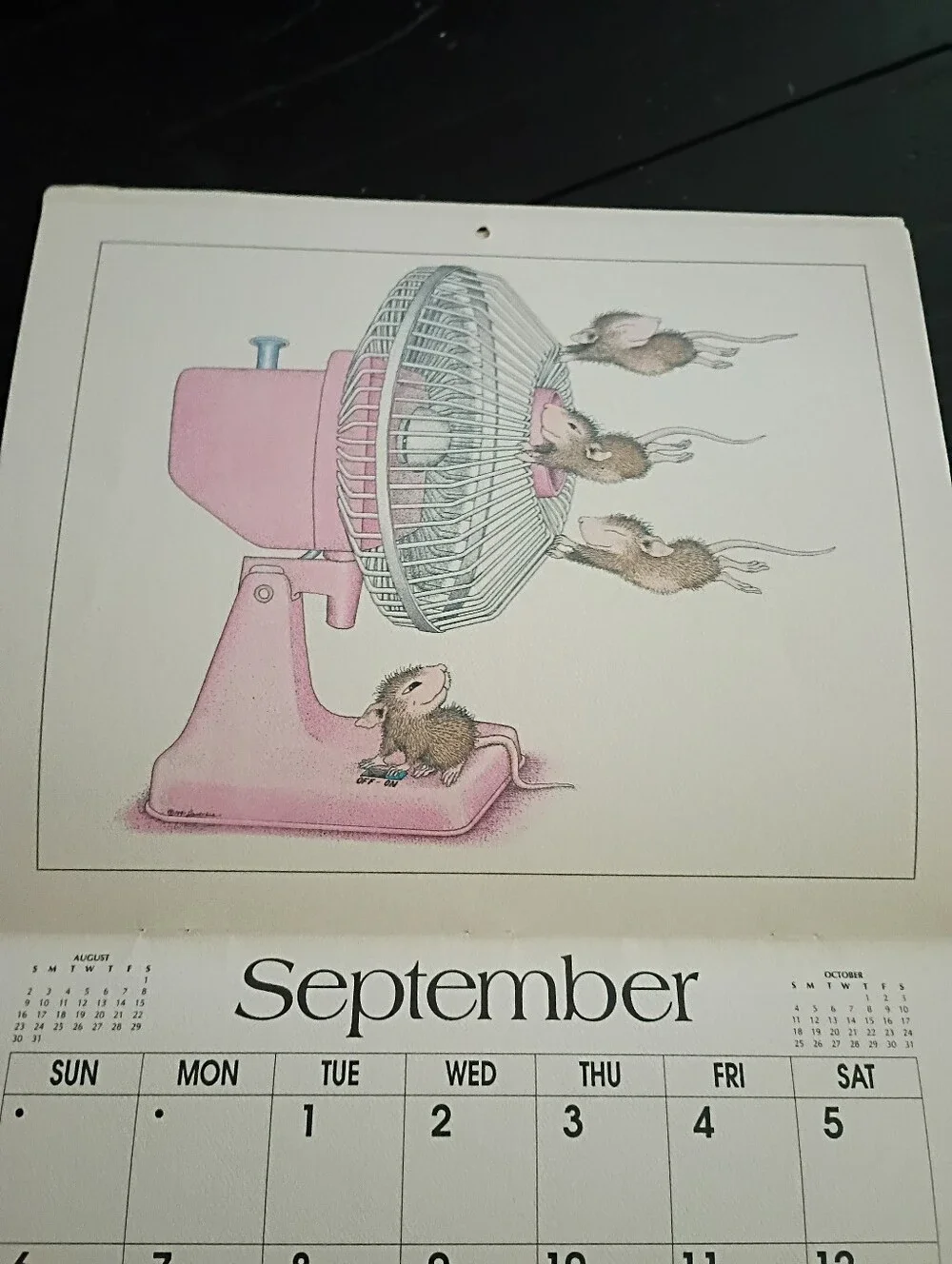 House Mouse Designs 1992 Calendar Ephemera Ellen Jareckie